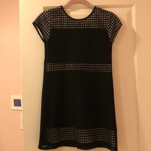 Cute Short T-Shirt Black Dress for Girls